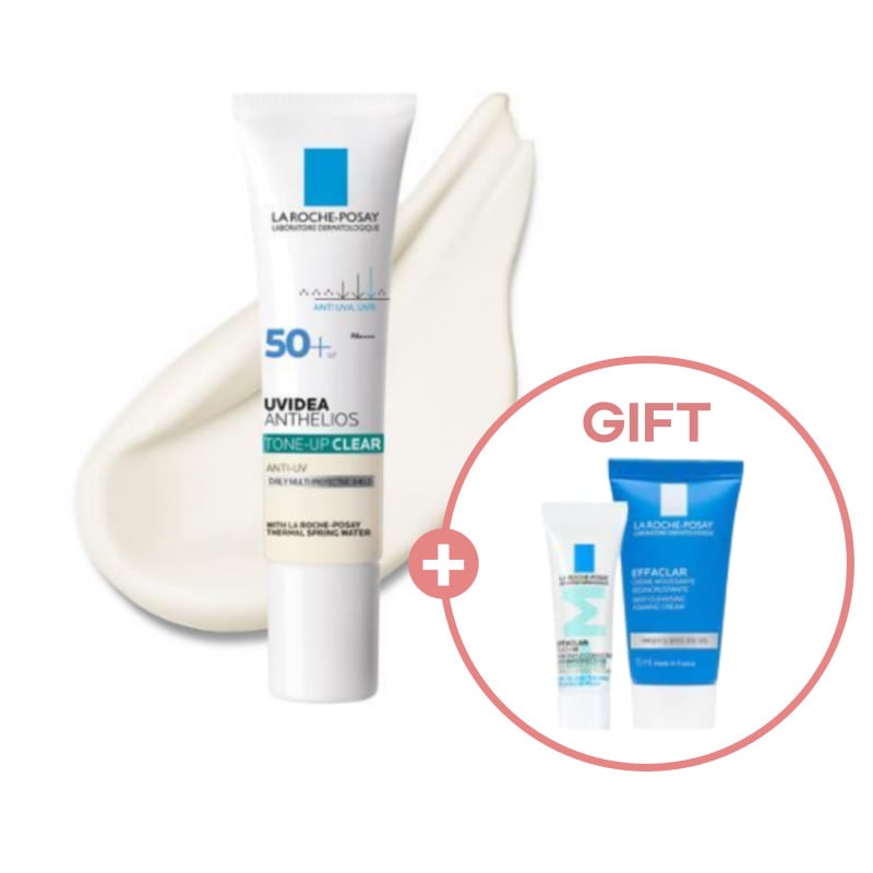 [トーンアップ日焼け止め] ユービデア アンテリオス トーンアップ クリア 30ml 企画 (+エパフォーム15ml+デュオ+Mエッセンス3ml贈呈)