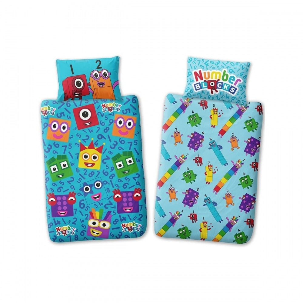 (英国より直送) Numberblocks は Number Blocks 掛け布団カバーセットを満たしています