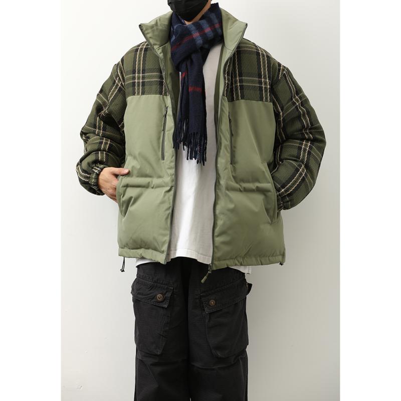 メンズ ファッション 男性用 オシャレ シンプル 大人 かっこいい 大きいサイズ ストリート 紳士服 冬 カップル スタンドカラーステッチ 綿 レトロ ル ー ズ カジュアル 暖かい ジャケット
