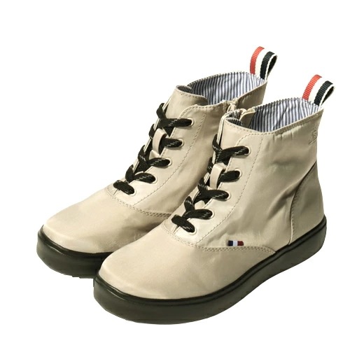 ルコック スポルティフ レディーススニーカー テルナ ３ ミッドR エクリュ/黒 sportif-TELUNA 3 MID R QL3TJD30EB 防水設計 レインブーツ 消臭