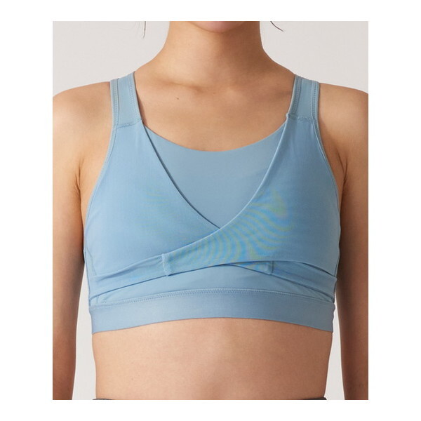 VSG ビスジー ミディアムサポートブラ VS-I002T-EF85-LBLU ライトブルー