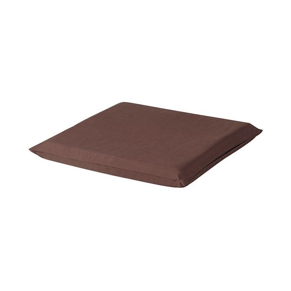 低反発エコクッション 幅41x長41cm 茶 1個