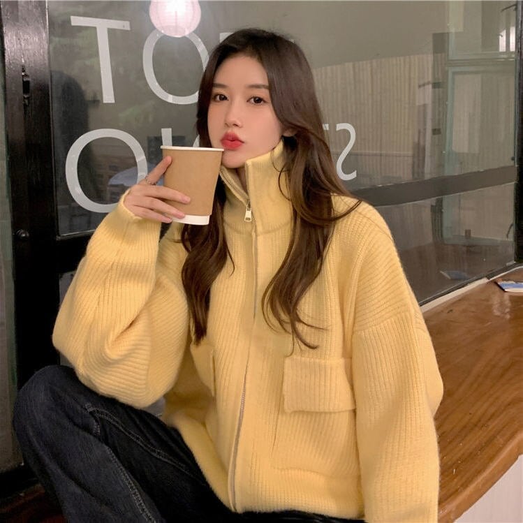 【即納】ベーシックニット あったか！カシミヤタッチ クルーネックトップス 人気アウタ一 着痩せ ニット コート 流行り エレガント 保温 防寒 あったか!カシミヤタッチ ラウンドネックニッ
