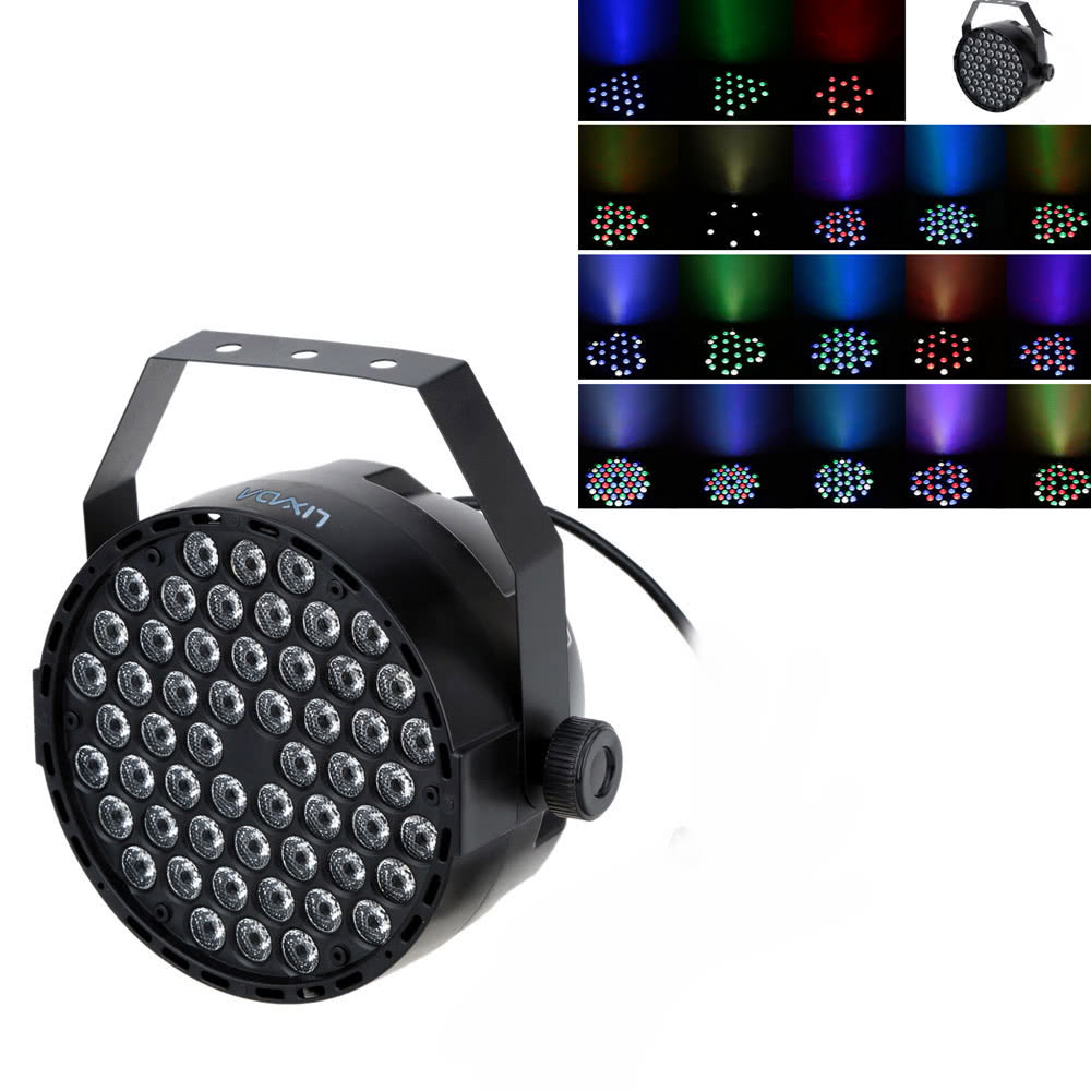 Lixada 54W 54Leds Dmx-512 Rgbwストロボプロフェッショナルステージparライト