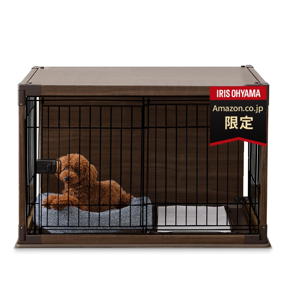 アイリスオーヤマ インテリアウッディサークル 限定ブラウン 小型犬用 小型犬向け【Amazon.co.jp限定】 13,657円