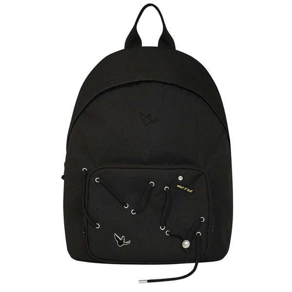 Angel String Point Backpack Black