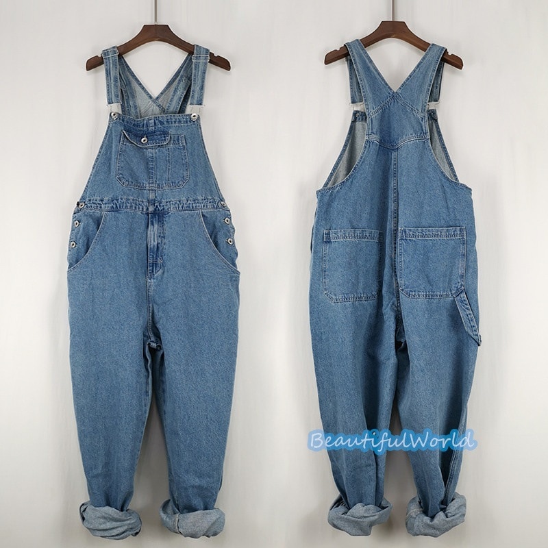 サロペット メンズ オーバーオール デニムオーバーオール つなぎ オールインワン サスペンダー ストリートアメカジ 作業服 春秋 お洒落24bdk37