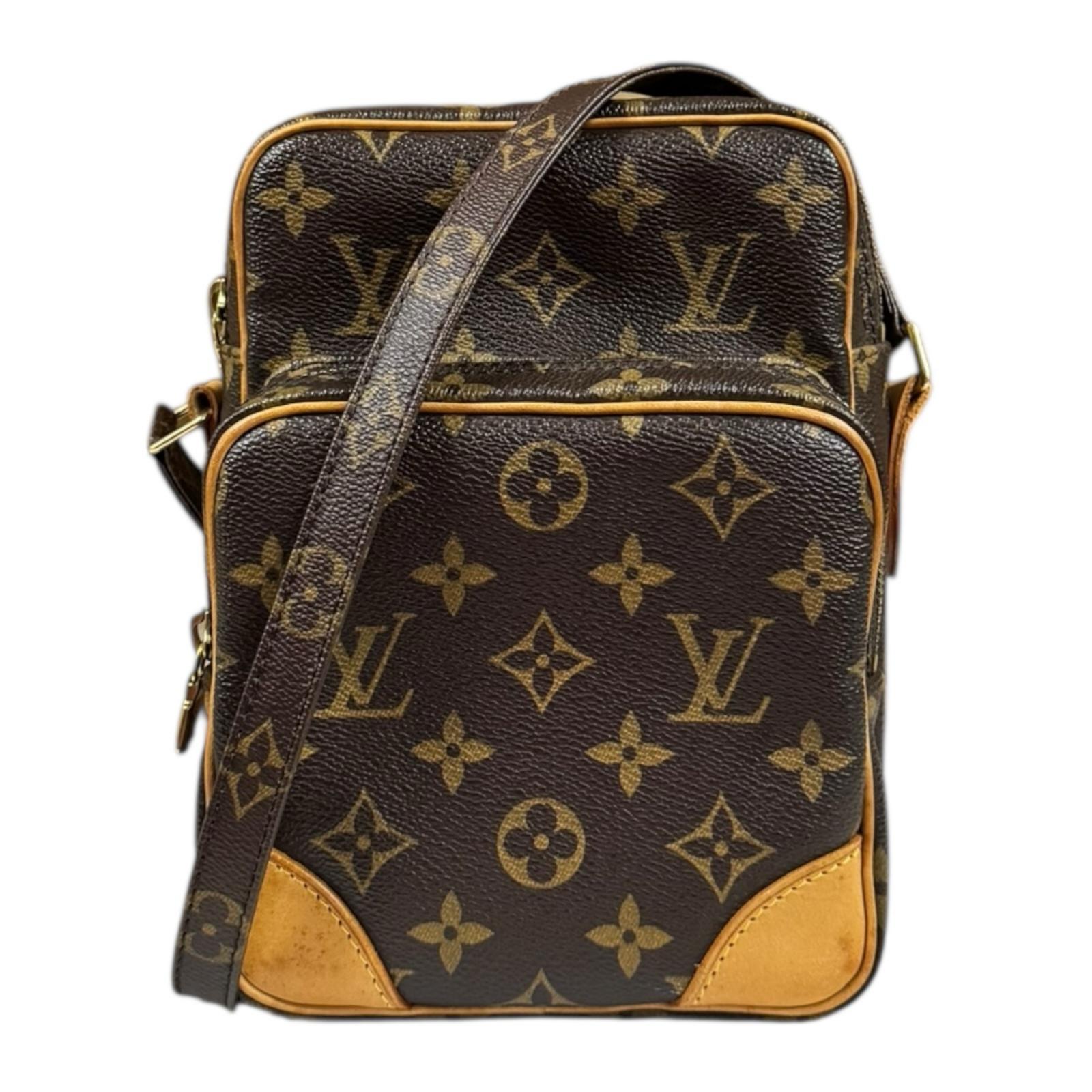 ルイヴィトン アマゾン モノグラム ショルダーバッグ モノグラムキャンバス M45236 ブラウン LOUIS VUITTON 中古