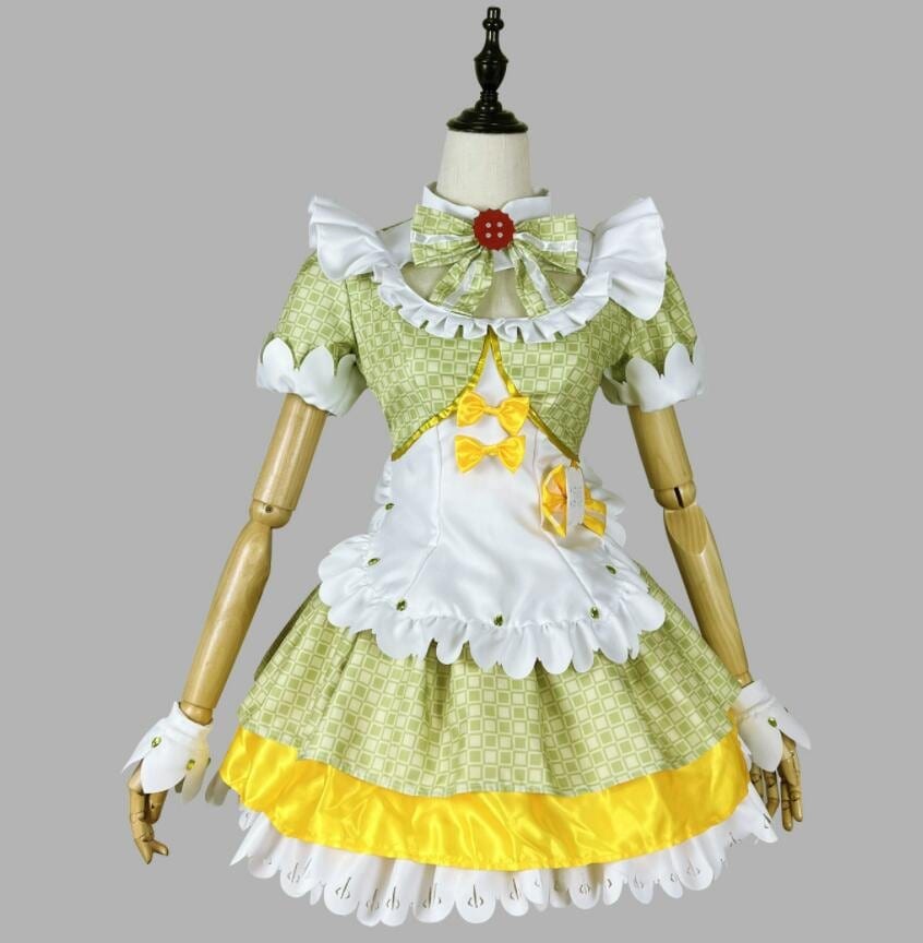 レディースメイドドレス 妲己服 コスム コスプレ ハロウィン衣装 リボン付き メイドワンピース コスプレ衣装 コスプレ衣装 メイド服 少女ドレス ロリータ 女装 仮装 半袖 ワンピース loli