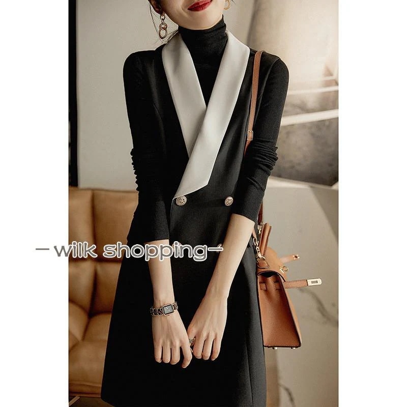 レディース スーツ 黒 春ブラック ジャケット ワンピース 上下セット ワンピースー フォーマル オフィス ママスーツ 大きいサイズ
