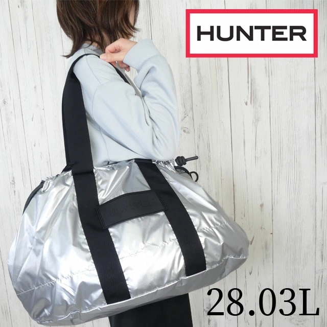ハンター ボストンバッグ メンズ UBW3603NRS トラベル リップストップ ホールドオール レディース バッグ 肩掛け 斜め掛け 旅行 ドラムバッグ BAG かばん 2WAY バック ボックス