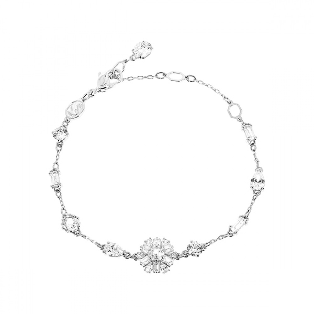 スワロフスキー 5691485 アイディリアスノーフレークフラワーブレスレット