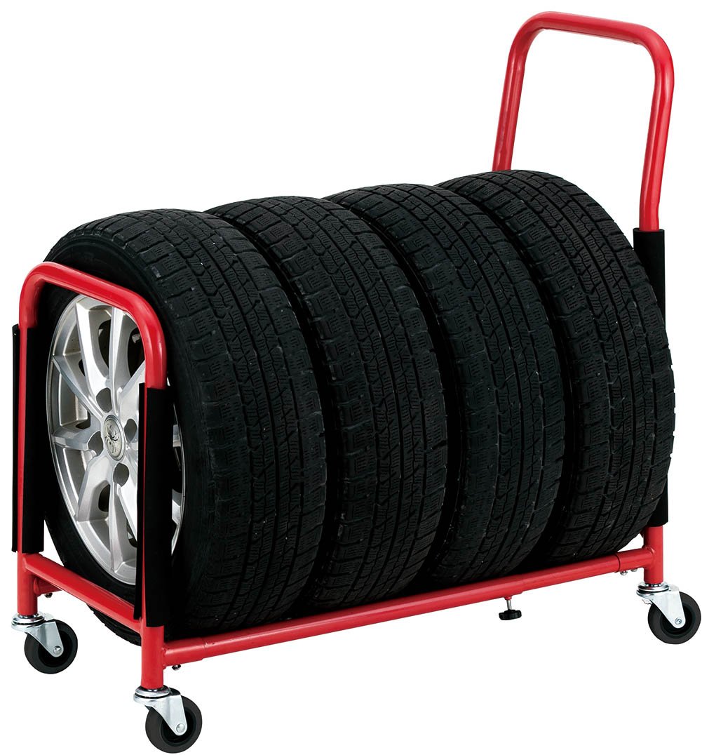 武田コーポレーション メタルラック本体 レッド 幅40×奥行73.5108.5×高さ86cm STSR-70107