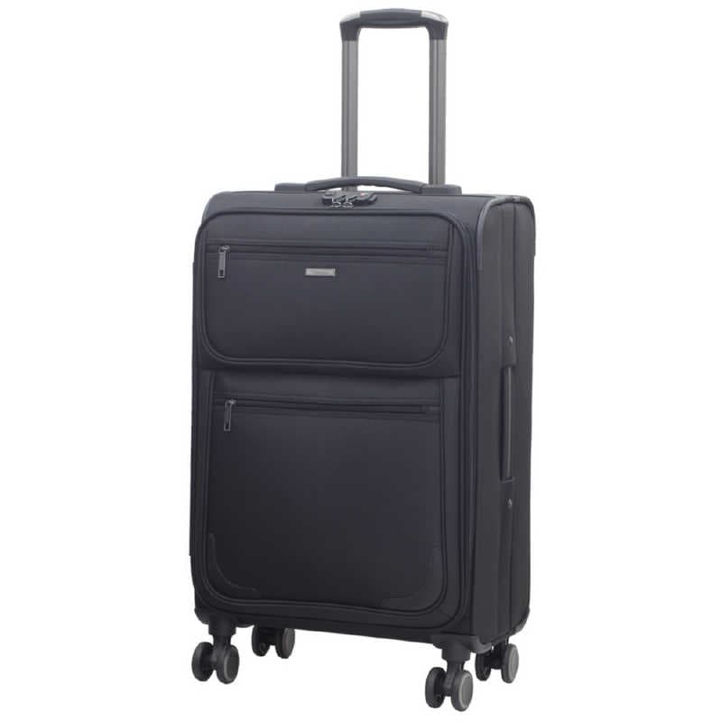 VANTEMZ　ソフトキャリー 無料預け入れ Lサイズ TSAダイヤルロック Vantemz ［TSAロック搭載］ ブラック　UN-ON-L