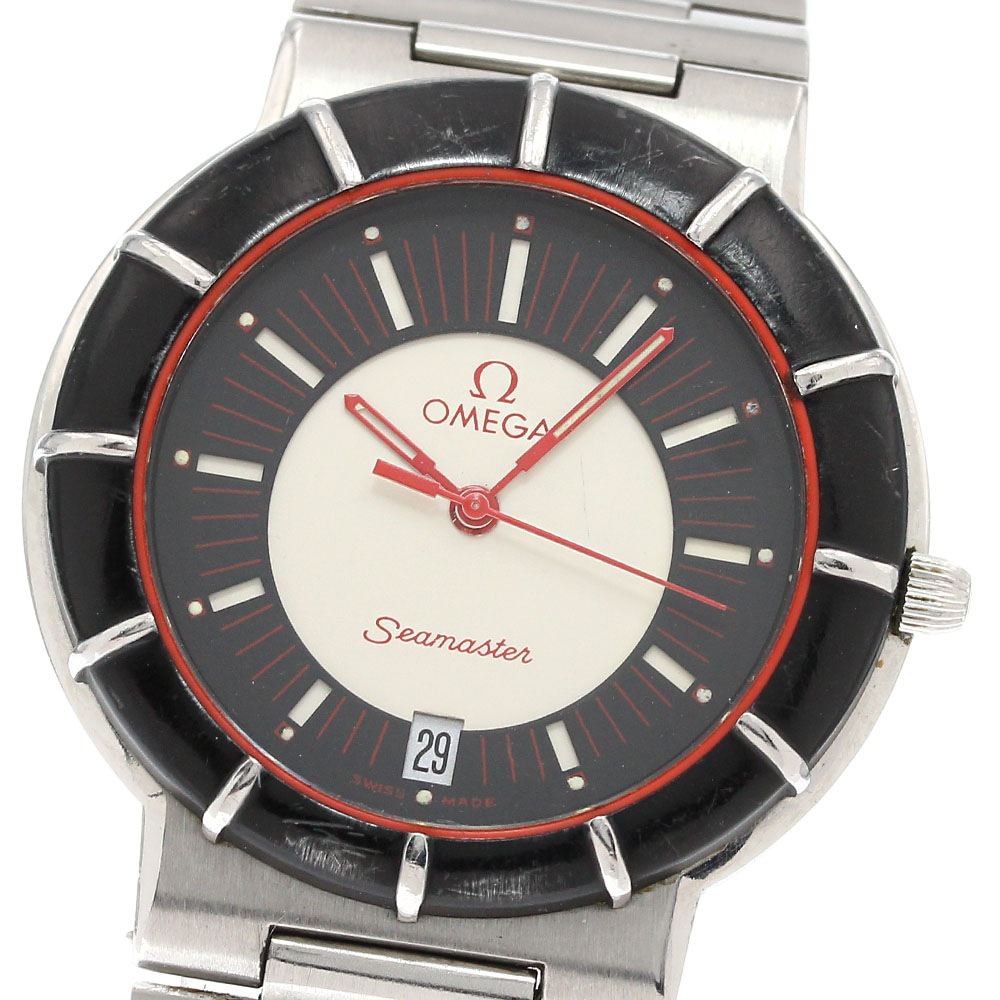 オメガ OMEGA シーマスター デイト クォーツ メンズ _837011【中古】