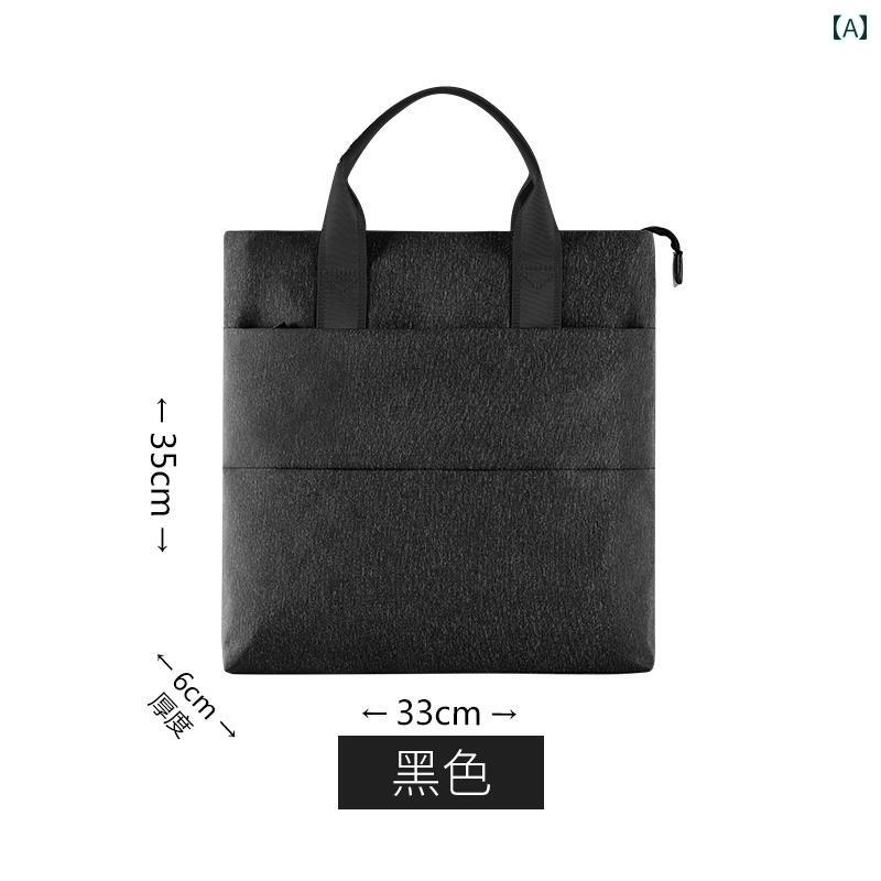 トートバッグ ハンドバッグ A4 オフィス 通勤 ビジネス 縦型 ブリーフケース キャンバス 大容量 メンズ レディース ブラック ネイビー レッド