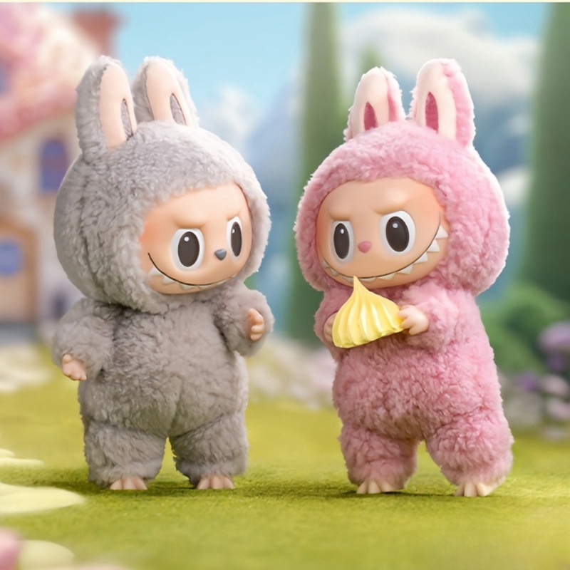 popmart Labubu ドキドキエナメルフェイスブラインドボックスぬいぐるみおすわり二代目