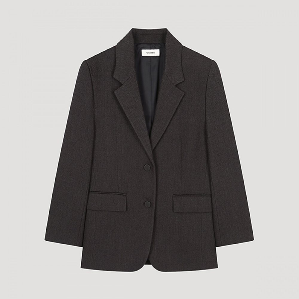(シーズ・ミス) シングルツーボタンジャケット_SWWJKO41030_DG