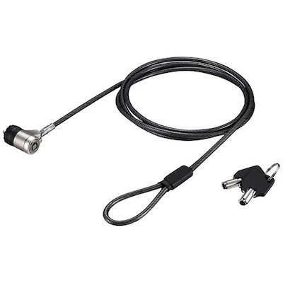 他サイト： BUFFALO　ピンシリンダー錠ワイヤーロック(統一キー対応) 統一キーNo.1　BSL05S01の商品画像