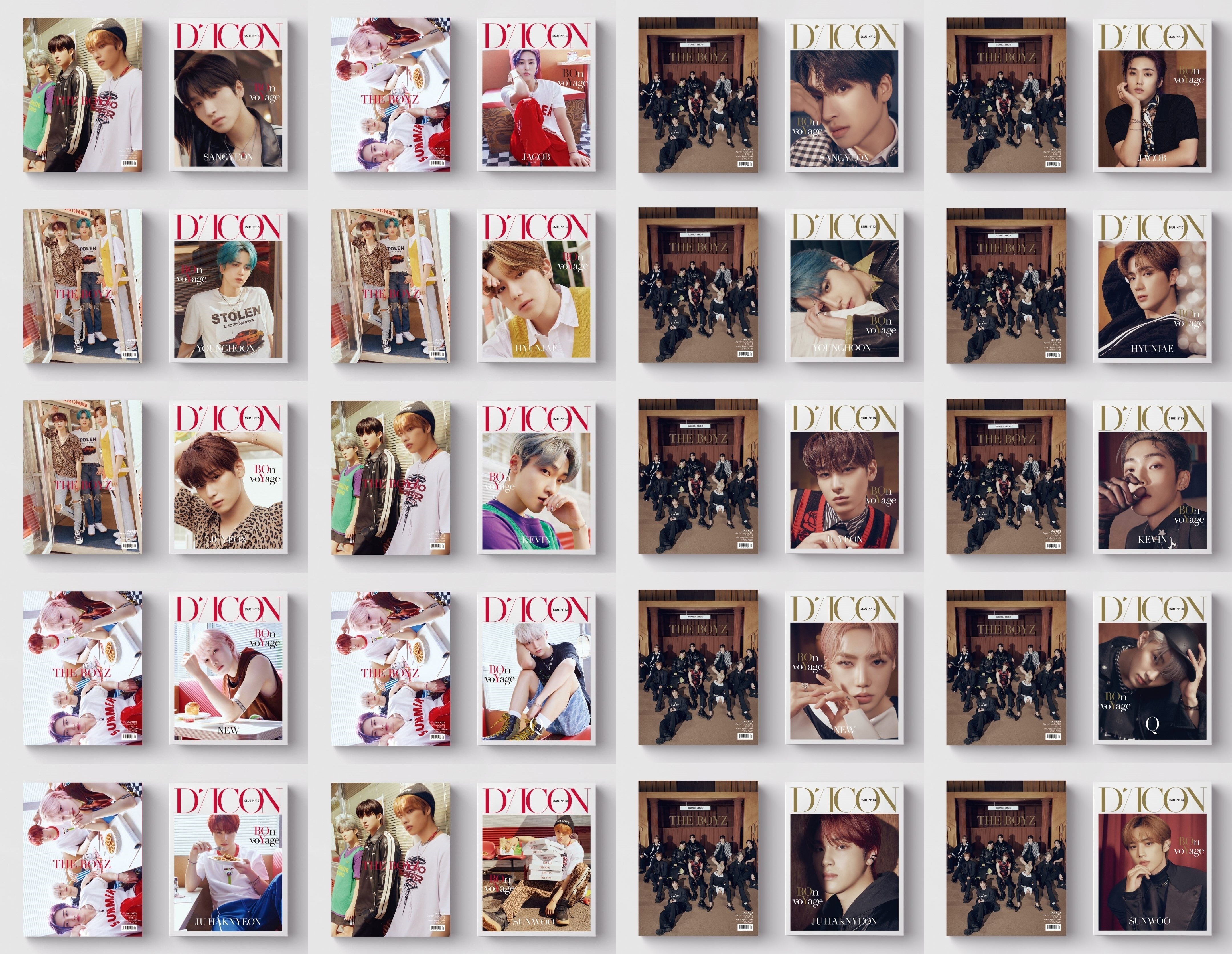 当日配送 DICON ISSUE N13 THE BOYZ BOn voYage