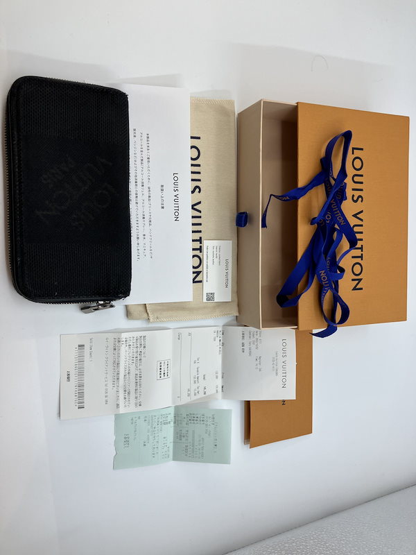 Louis Vuitton 長財布 ダミエ 保存袋・箱付 Louis Vuitton ダミエ 長財布 保存袋・箱付き H1105【美品】※箱