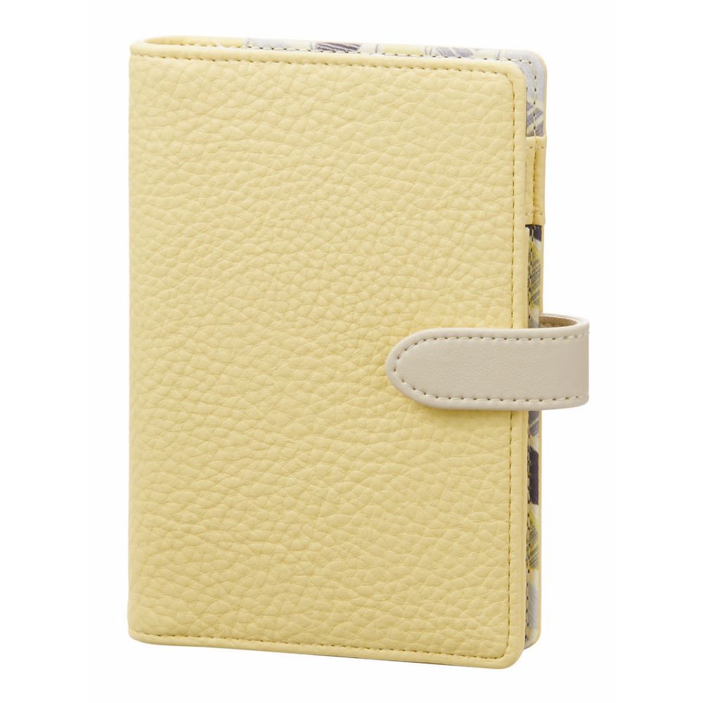 （まとめ買い）レイメイ藤井 システム手帳 2025年日付入 キーワード トレンド ポケットサイズ マンスリー イエロー 25WP88Y [x3]