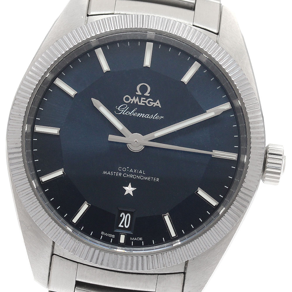 訳あり オメガ OMEGA 130.30.39.21.03.001 コンステレーション グローブマスター デイト 自動巻き メンズ 箱・保証書付き_920269【中古】