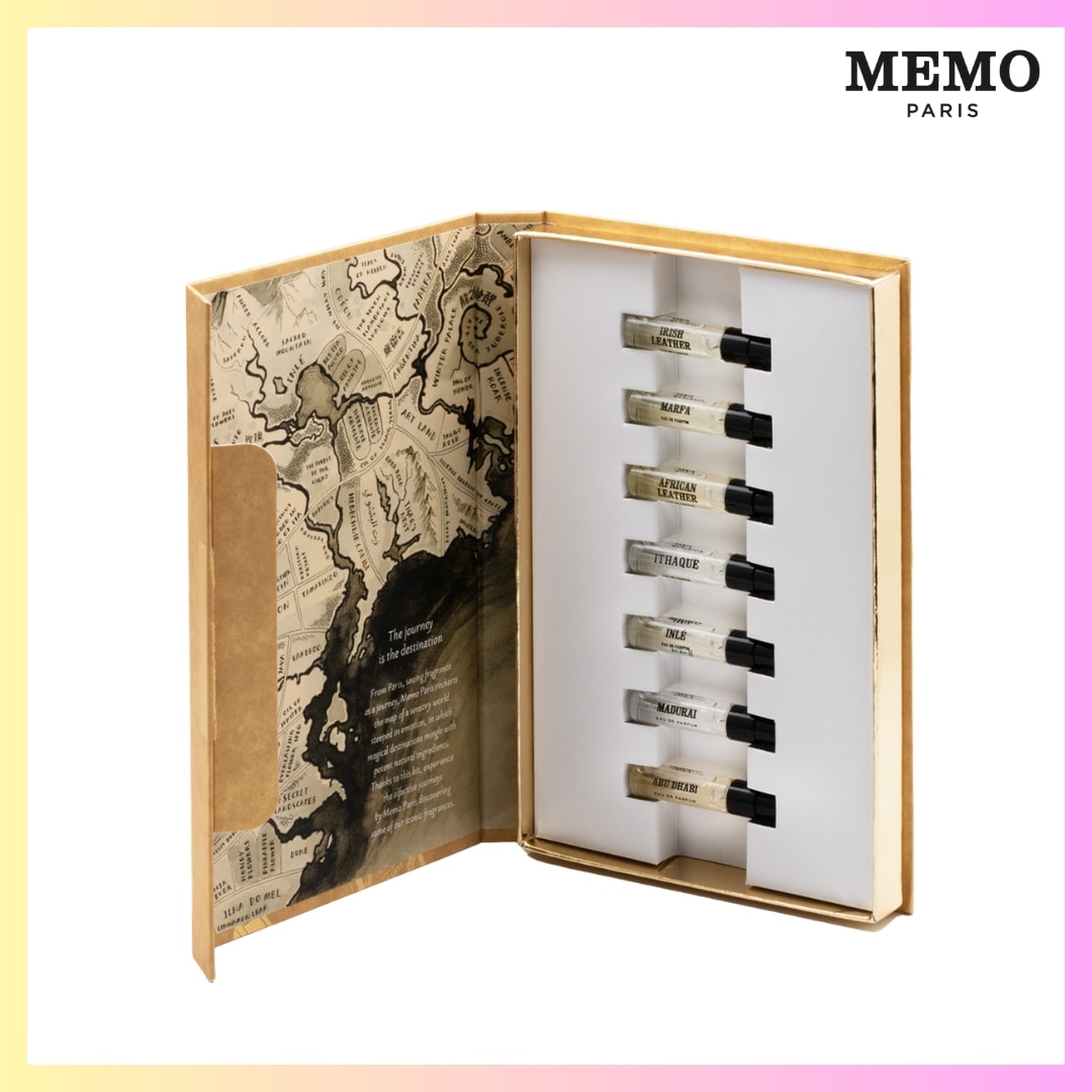 [MEMO PARIS] DISCOVERY SET (1.5ml X 7) 2 Type + FREE OMAKE ディスカバリーセット 香水 サンプル セットミニ香水 セット