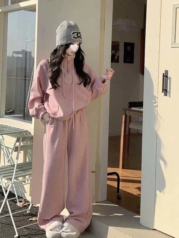 運動セットカジュアル 2点セットパーカー 新作 セットアップ ゆったりスウェット上下セットレディース 着痩せ ジャージ