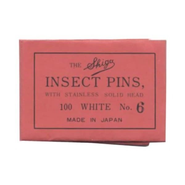 志賀昆虫 シガ昆虫針 5号 100本入【20個セット】志賀昆蟲普及社 シガコン 自由研究 標本 昆虫採集 採取