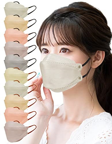 他サイト： [LaViness] マスク 不織布 立体マスク 立体 日本製 バイカラー 30枚 (オールドレースブラック)の商品画像