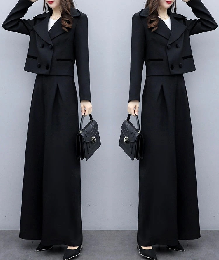 おしゃれ セットアップ レディース 春秋 パンツスーツ ワイドパンツ ガチョウパンツ 2点セット ママ 母親 OL オフィス 通勤 事務所 フォマール 卒業式 入学式 30代40代50代 大きいサイズ