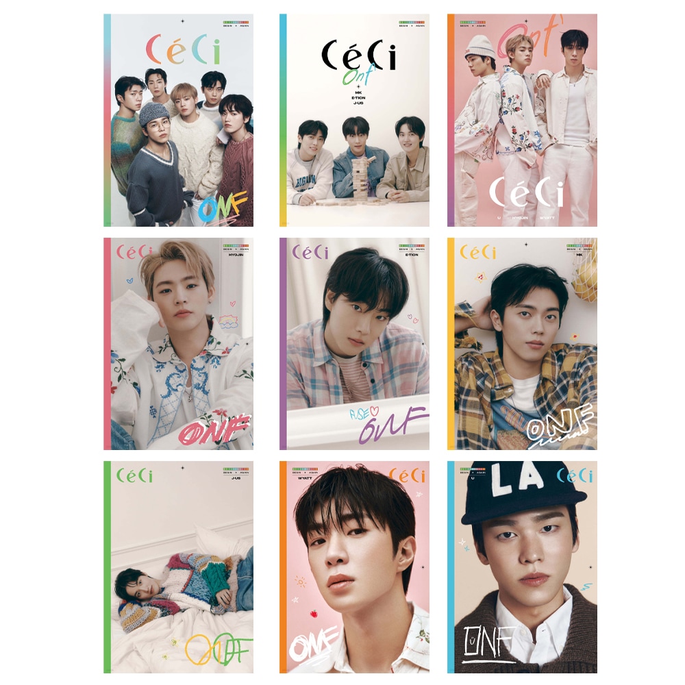 (公式特典つき) (選択) 韓国雑誌 Ceci ONF Edition BEGIN AGAIN 2023