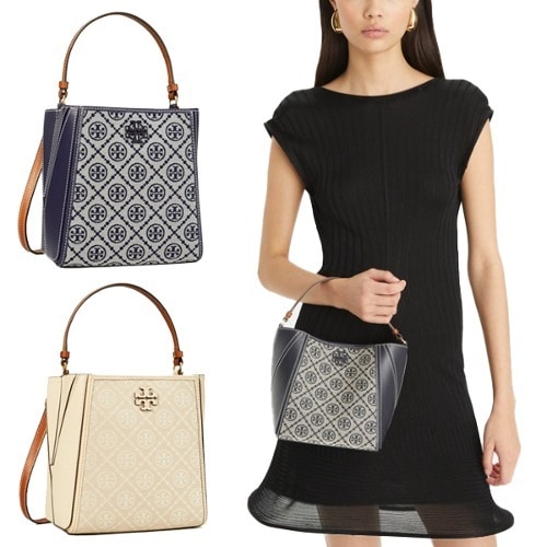 SMALL T MONOGRAM MCGRAW BUCKET BAG 160232