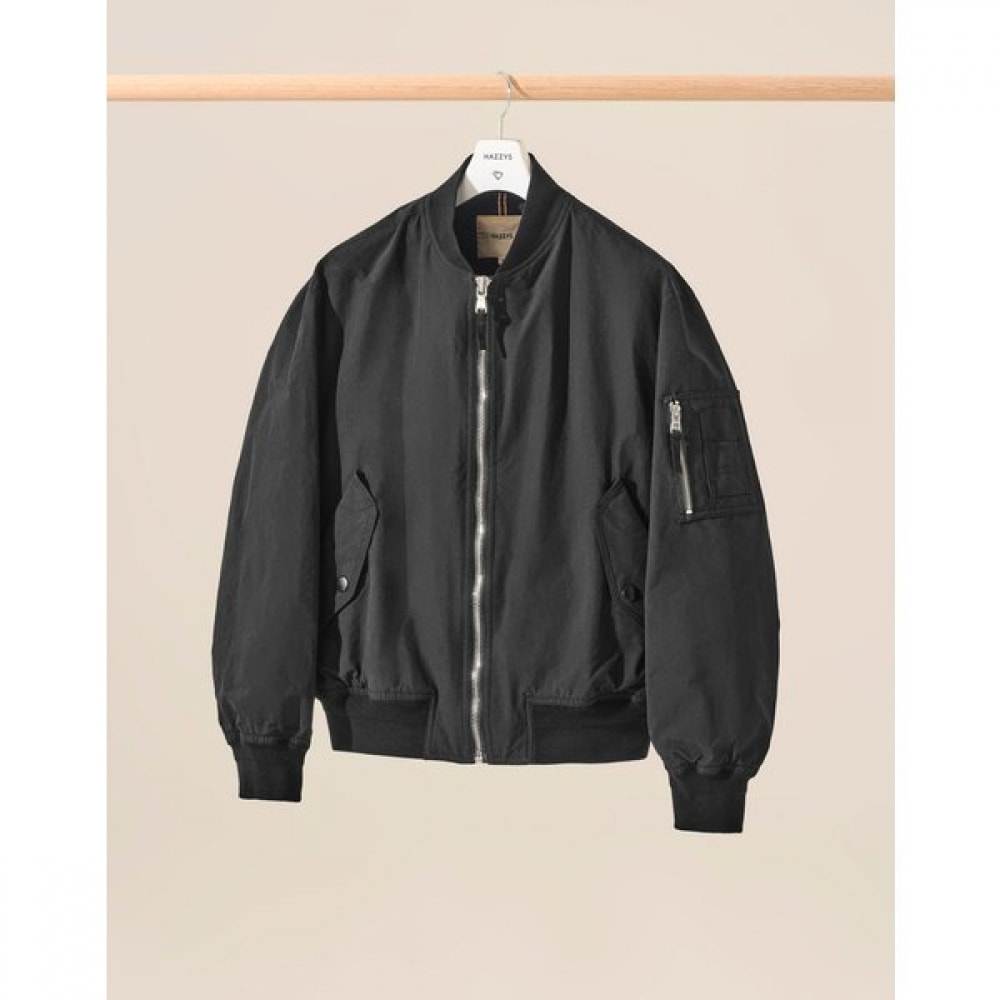 [24SS] ブラック MA-1 ジャンパー HZJU4A101BK