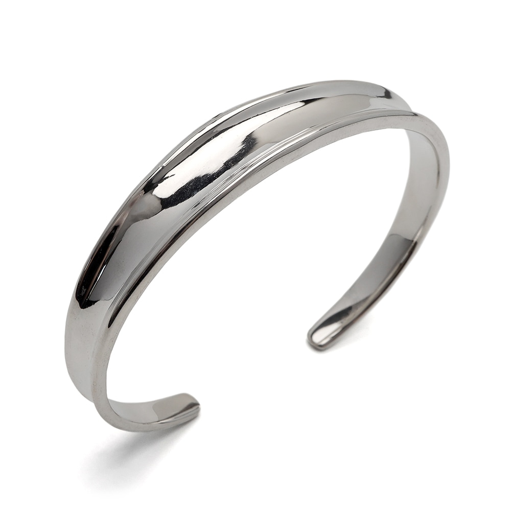 シルバー925 ボーンカフバングル [cb073]