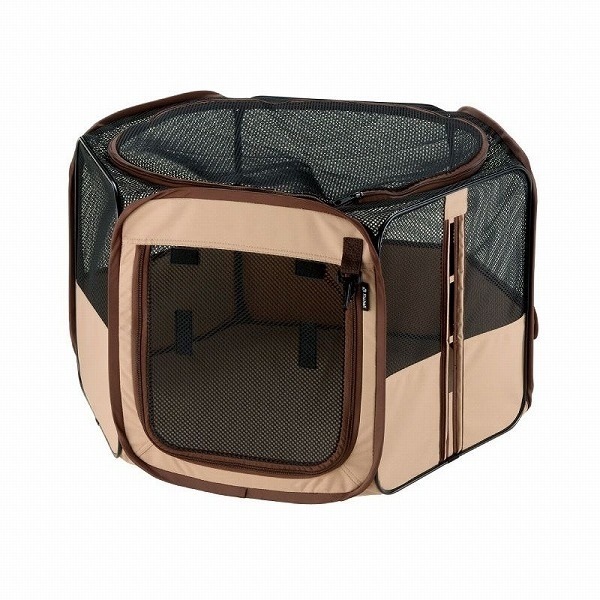 たためるペットサークル 75-75 ブラウン