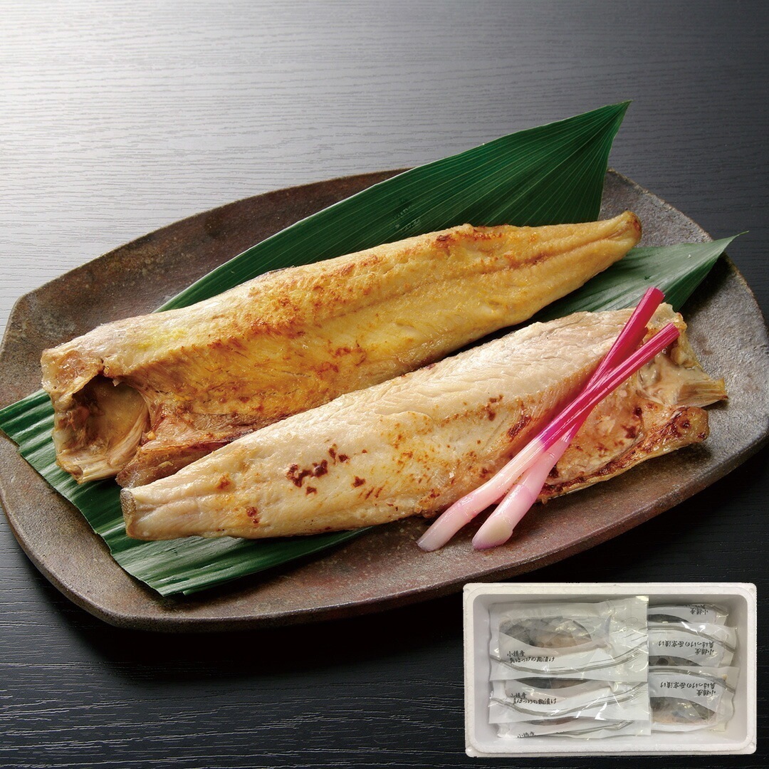 北海道小樽産 ほっけ西京漬粕漬詰合せ 真ほっけ西京漬け120g5枚真ほっけ粕漬け120g5枚 【産直メーカー直送品】