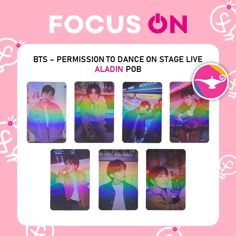 トレーディングカード BTS Permission to Dance アラジン 特典 suga トレカ