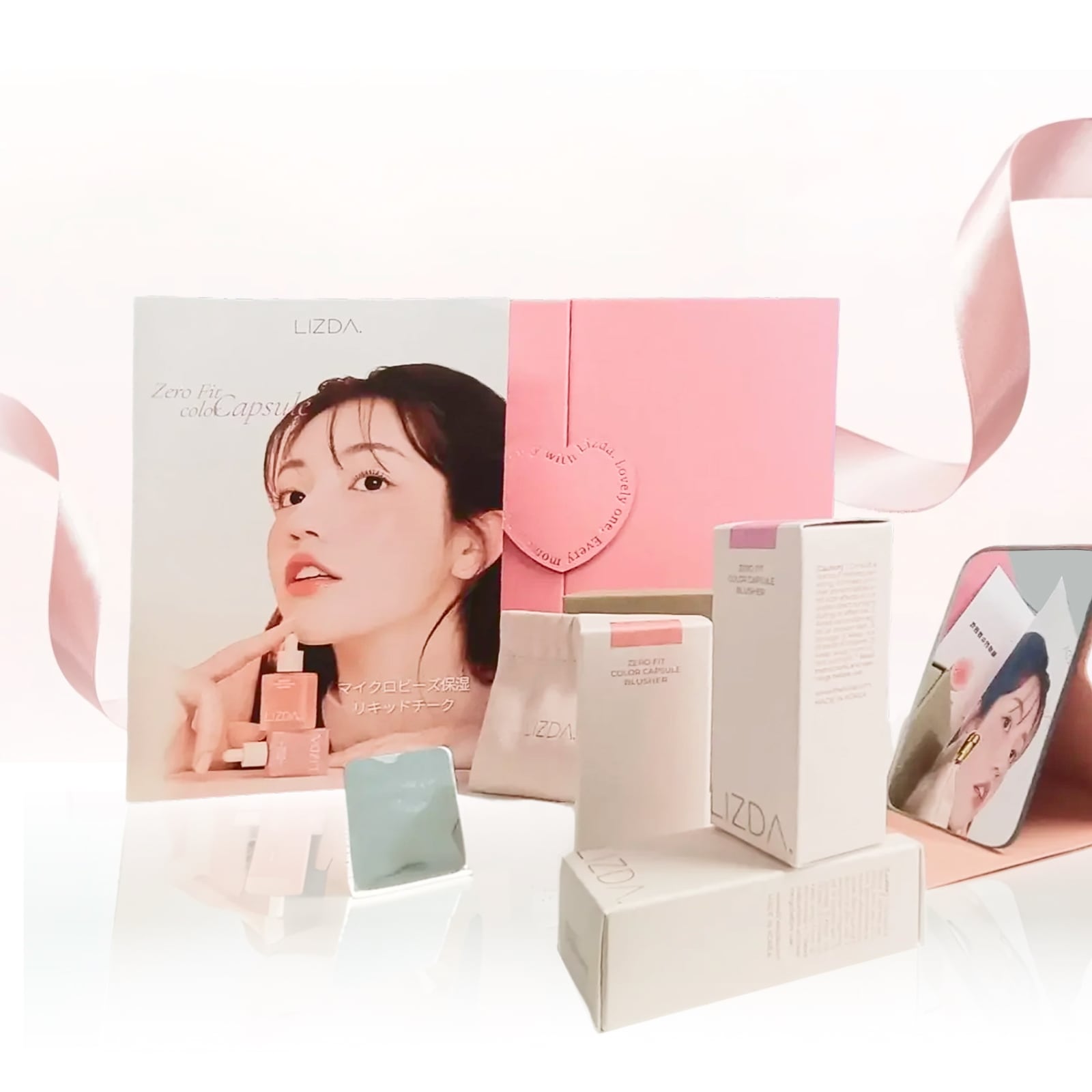 【国内唯一正規取扱店】ギフトボックス バブルチーク バブルリキッドチーク リキッドチーク ゼロフィット カラーカプセル ブラッシャー 韓国コスメ エッセンス配合