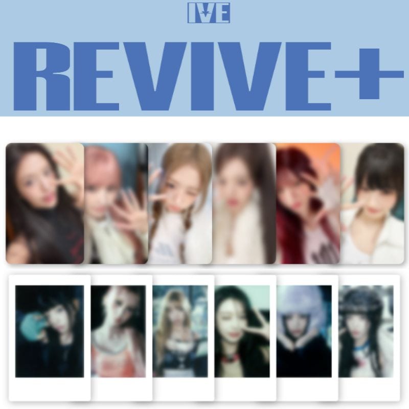 [1ST WITHMUU LUCKYDRAW 6EA/1SET] IVE(아이브) IVE THE 2ND ALBUM [REVIVE+][no album,only photocard]