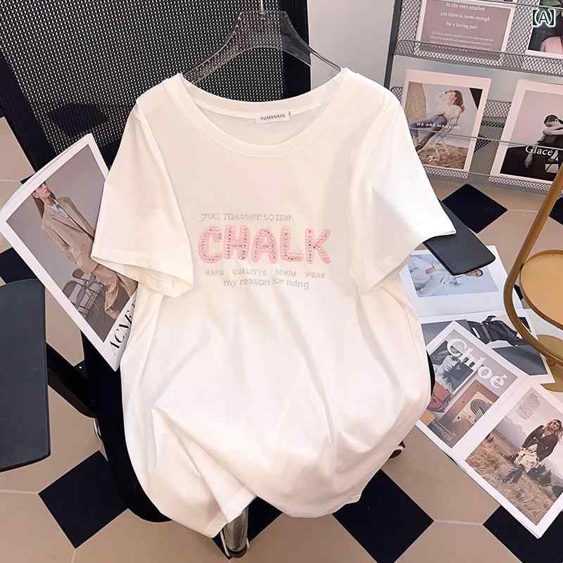 大きめサイズ レディース おしゃれ ファッション カジュアル デート 女子会 ぽっちゃり 婦人服 着られる 大きめ 半袖 Tシャツ