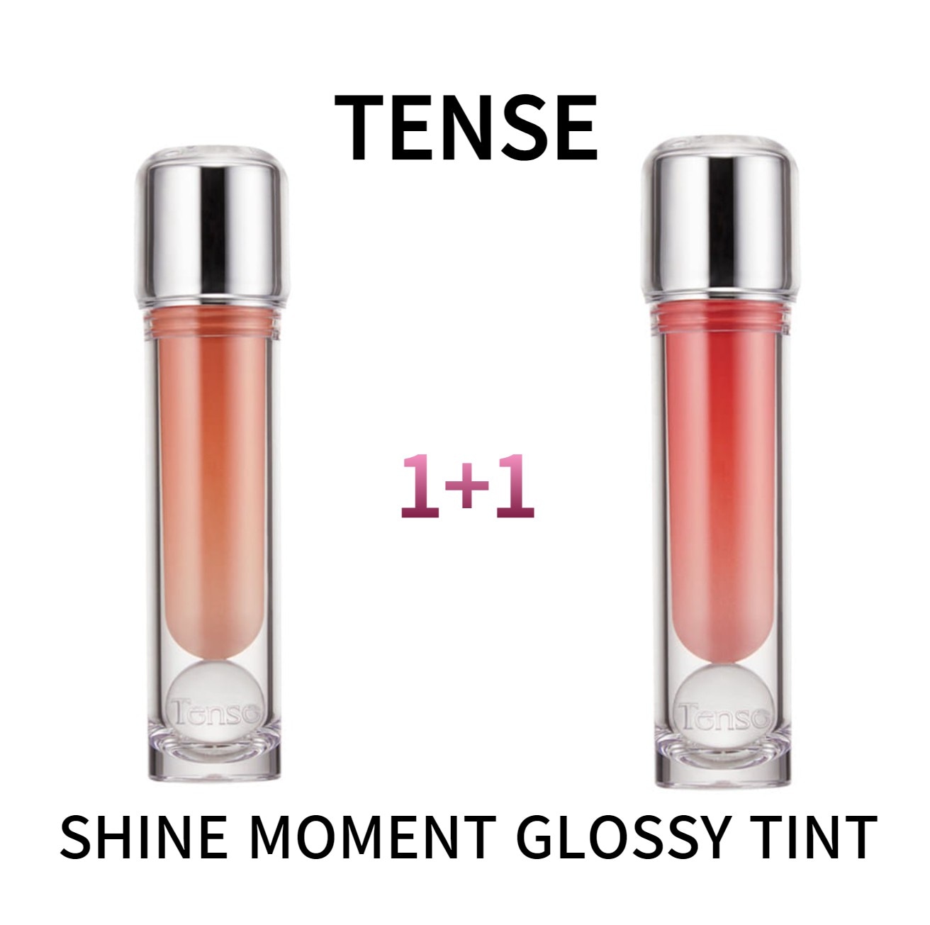 [TENSE]【1+1】 韓国ティント SHINE MOMENT GLOSSY TINT 韓国インスタ話題 DAY MOMENT CREAM VELVET TINT
