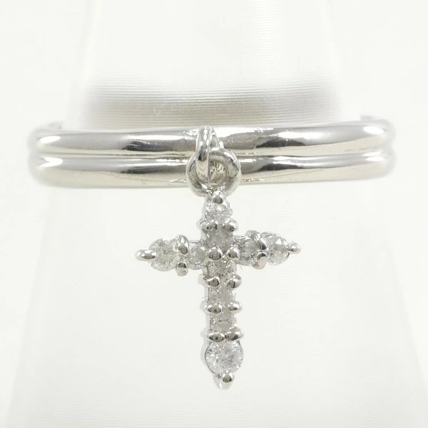 PT900 プラチナ リング 指輪 12号 ダイヤ 0.15 総重量約4.4g ジュエリー 中古 27,209円