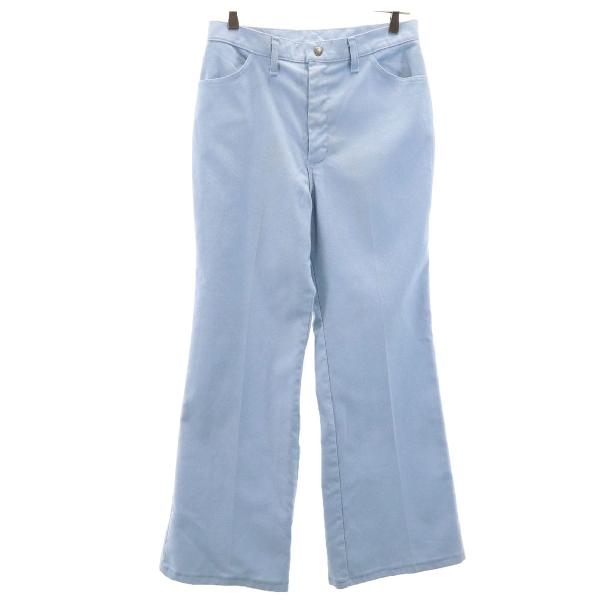 70s ヴィンテージ 42タロン ブーツカットパンツ 14 水色 レディース 古着