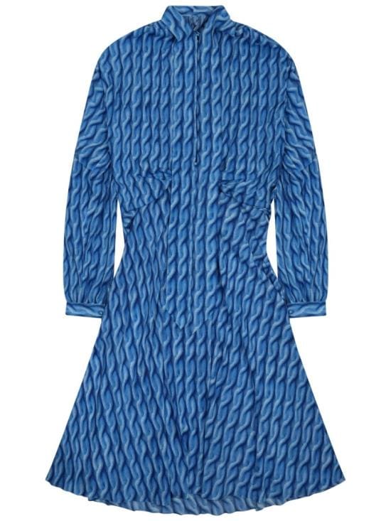 BALENCIAGA Women Dresses 814150 TRLB44011 Blue