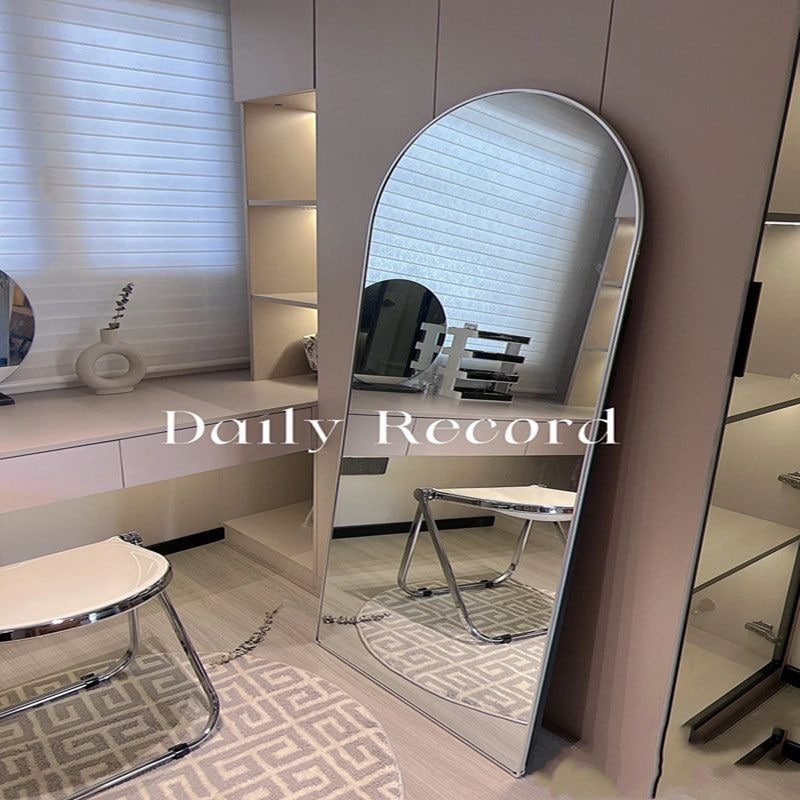 インターネットセレブリティフルボディミラーベッドルームウォールフィッティングミラーガールドレッシングミラー垂直垂直壁壁吊り床ミラー