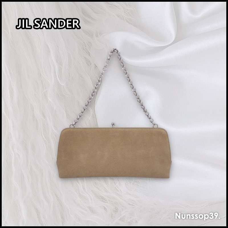 JIL SANDER スモール GOJI スエード トートバッグ