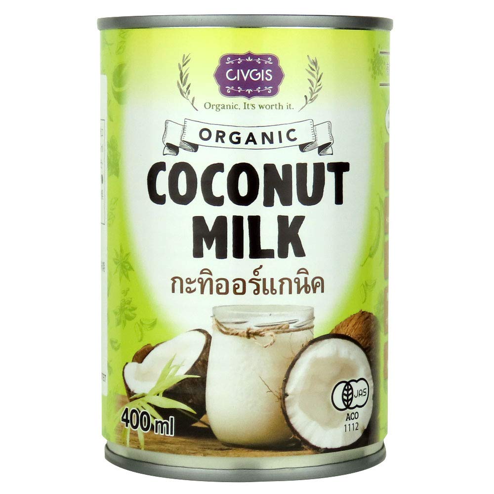 チブギス 有機 JAS認定 ココナッツミルク 400ml ×12個
