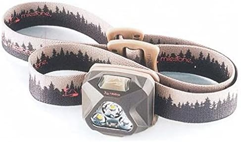 マイルストーン（milestone） 超小型 軽量 LED ヘッドライト USB 充電式 MS-G4 防水 アウトドア 防災 防災用品 非常用 災害 （ブラウン×ベージュ/ＦＦ）